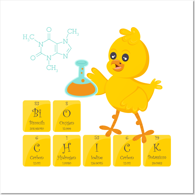 Biology Chick Wall Art by Fun with Science